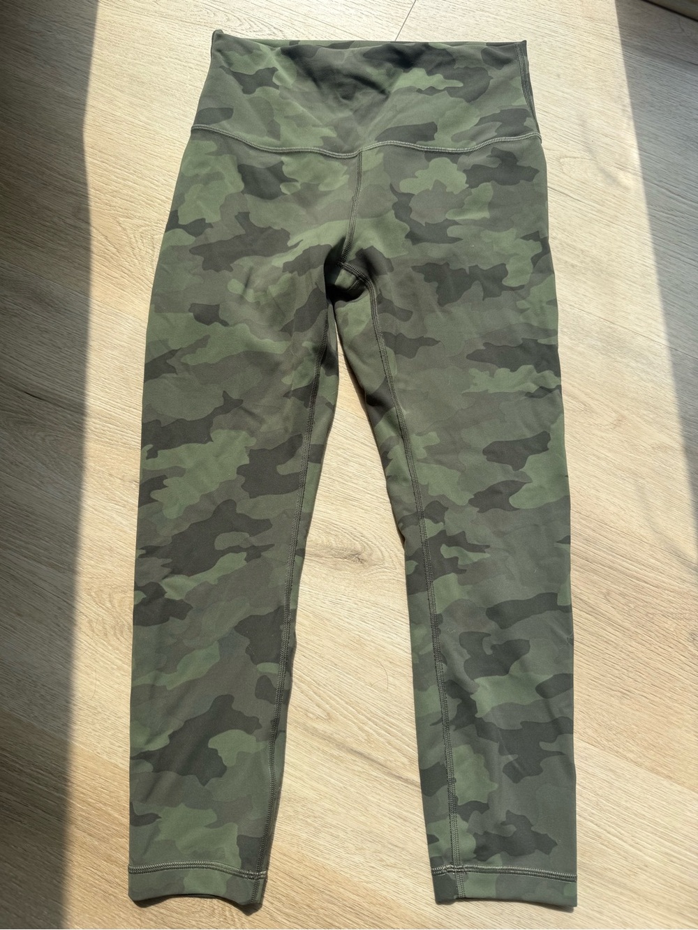 Lululemon Align Leggings Heritage Camo Green Size 8